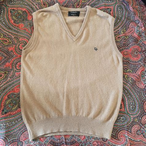 mens dior vest|christian Dior sweater prices.